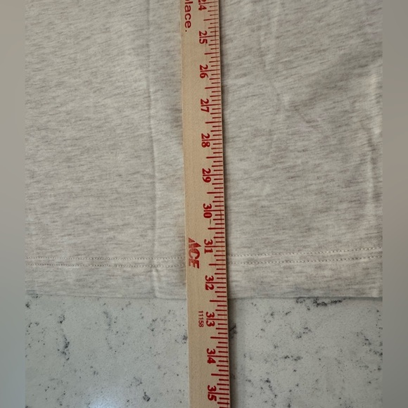 Lou & Grey Signaturesoft Split Neck Pocket Dress Women’s Sz M in Lt Oak Heather - Picture 10 of 12